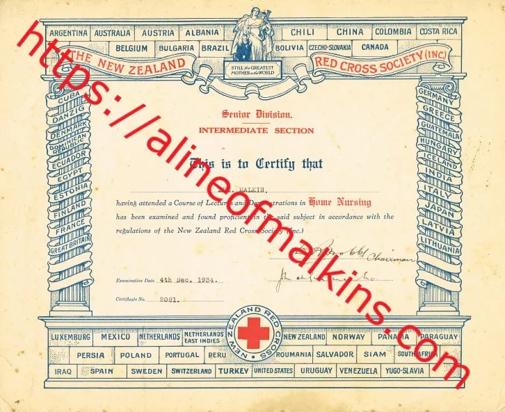 MALKIN_Florence_Esther_I16-Red_Cross_Certificate-04_Dec_1934