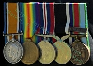 Malkin Edwin Snr War Medals